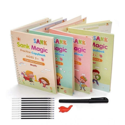 Generic Pack of 3 Original Sank Magic Book (Multicolor)