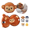 Generic Travel Pillow Set with Eye Mask (Multicolor)