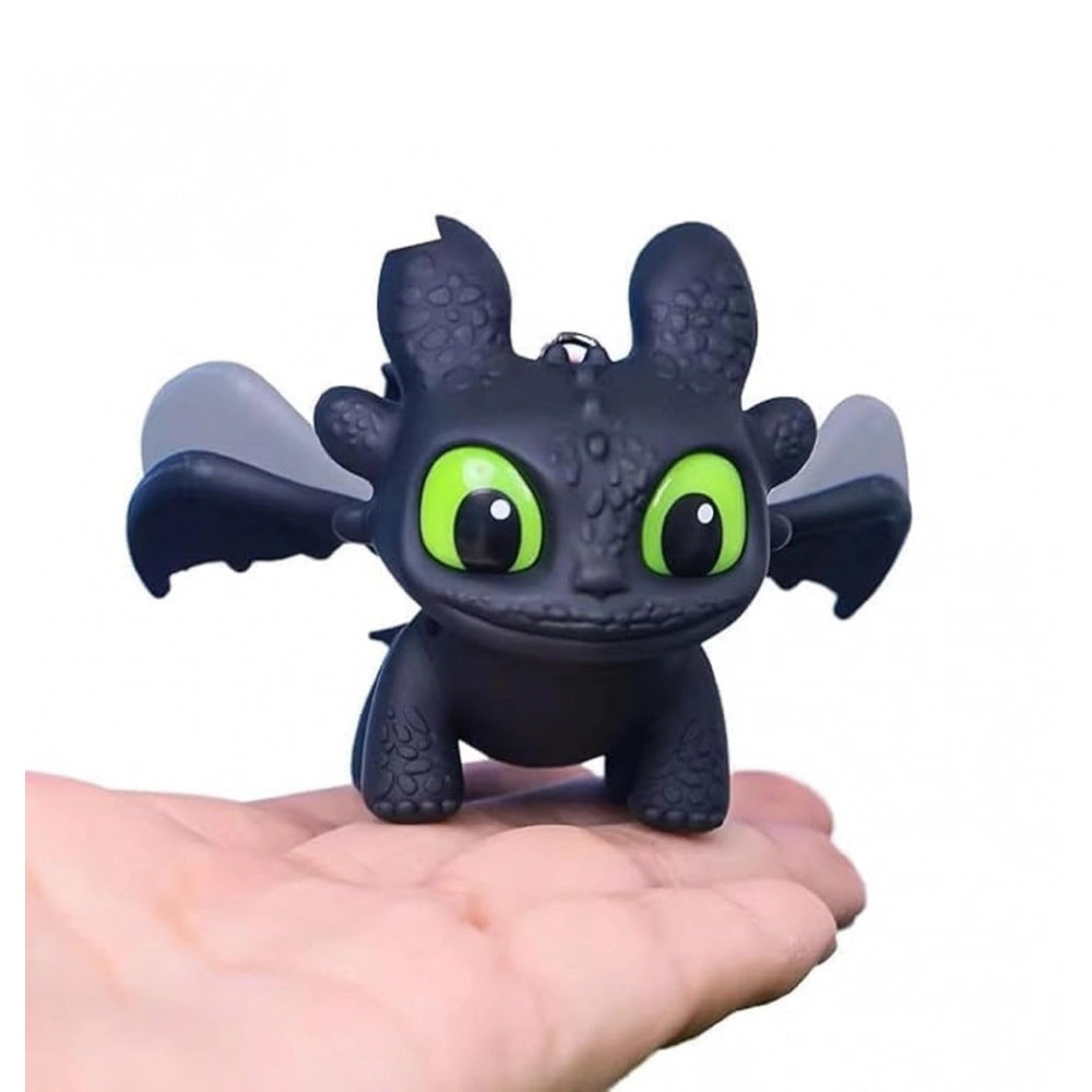 Generic Night Fury Dragon Keychain (Black)