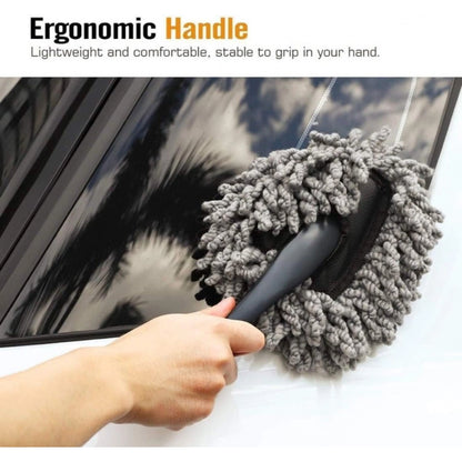 Generic Pack of 3 Small Car Duster (Black-Grey)
