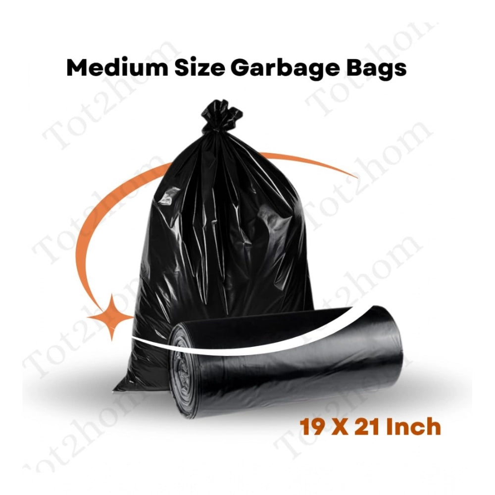 Generic Pack of 10 Polyethylene 19 x 21 Inches Garbage Bag (Black)