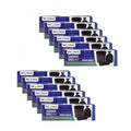 Generic Pack of 12 Biodegradeable Vegetable-Paper 25 x 30 Inches Garbage Bag (Black)