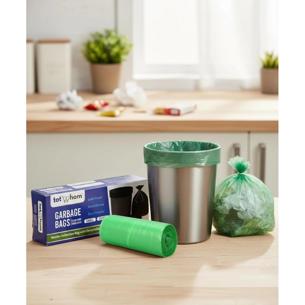 Generic Pack of 6 Biodegradeable Vegetable-Paper 17 x 19 Inches Garbage Bag (Green)