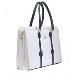 Cream-Navy Blue