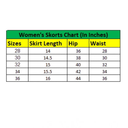 Generic Women's Denim Lycra Solid Zip Closure Skorts (Navy)